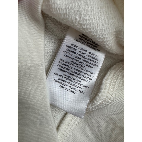Polo Ralph Lauren Polo Bear French Terry Sweatshirt Cream Pullover Girls Size 5 - Picture 4 of 4
